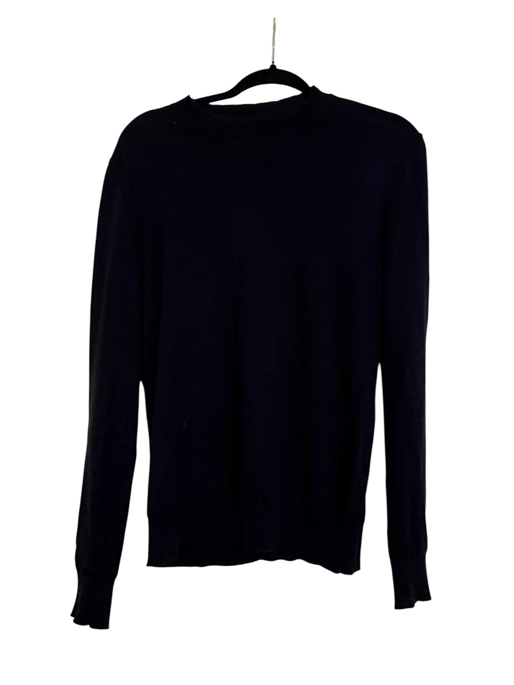 A.P.C. Rue Madame Paris Charcoal Gray Cotton Cashmere Crewneck Sweater Size S